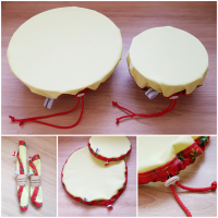 2 charlottes couvre-plat 27cm+20cm-j