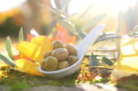 Olives vertes pimentées