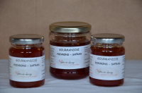 Confiture de poivrons rouges safranée