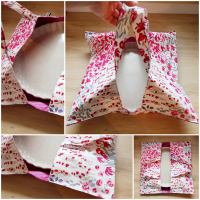 Sac à tarte-jardin rouge