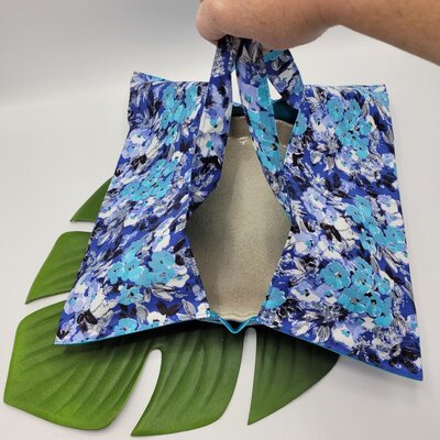 Sac à tarte bleu