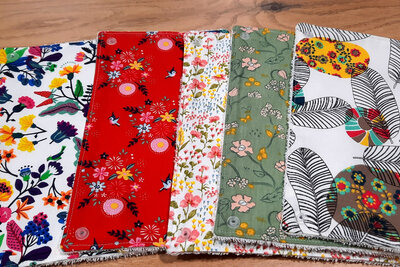 Essuie tout lavable 'printemps'