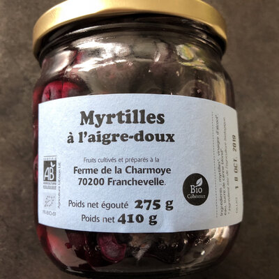 Myrtilles à l'aigre-doux