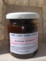 Confiture rhubarbe pruneaux