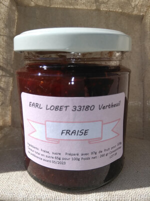 Confiture fraise