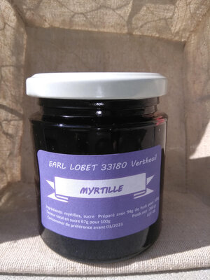 Confiture myrtilles