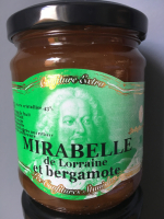 Confiture de mirabelle de lorraine et bergamote