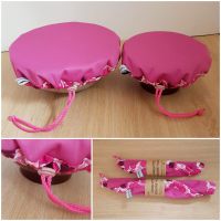 2 charlottes couvre-plat 27cm+20