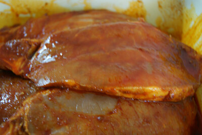Porc/grillades marinées