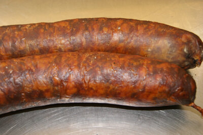W/saucisse fumée maison
