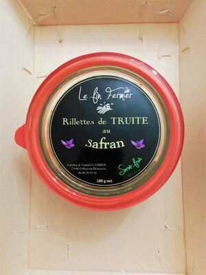 Rillettes de truite au safran
