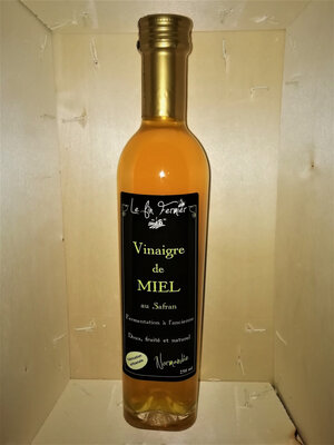 Vinaigre de miel au safran