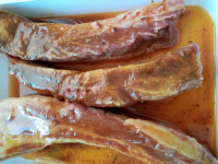 Porc/travers de porc mariné