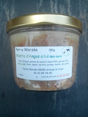 Rillettes d'angus à l'ail des ours