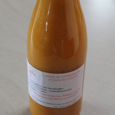 Soupe potimarron patate douce