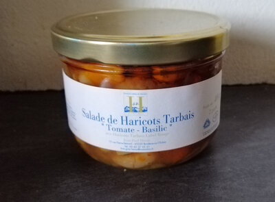 Salade haricots tarbais tomate basil