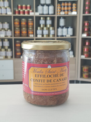 Effiloché de confit de canard