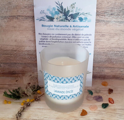 Bougie végétale lavandula