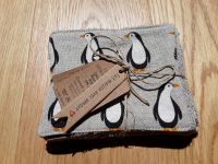 5 lingettes démaquillantes pingouins