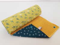 Lot de 6 essuie-tout bleu et jaune