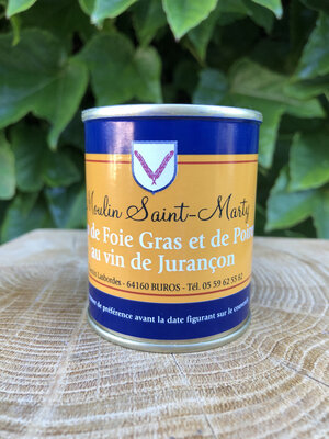 Duo de foie gras aux poires et vin de jurançon 130 g
