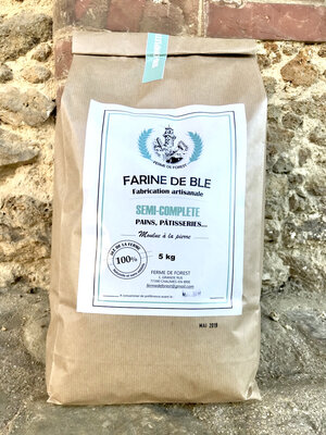 Farine de blé semi complète