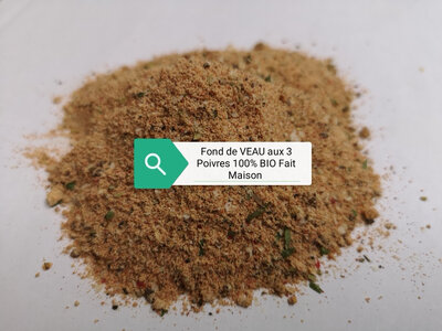 Fond de veau 3 poivres 100% bio