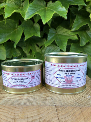 Pâté de campagne pur porc 120 g