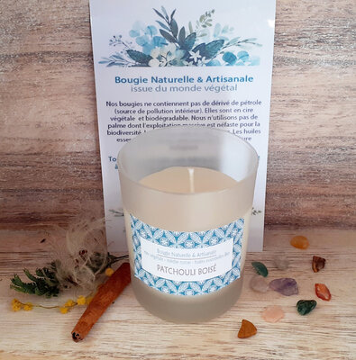 Bougie patchouli boisé