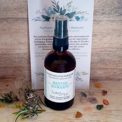Parfum d'ambiance menthe romarin