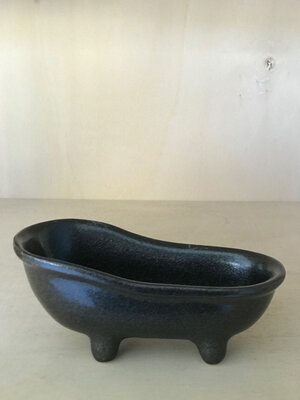 Port-savon baignoire noir