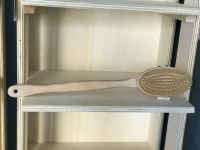 Brosse de bain avec manche (tête détachable)