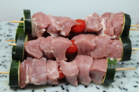 Brochette filet mignon de porc marinée barbuc