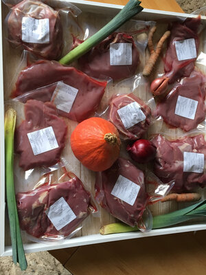 Colis de veau aubrac