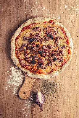 Pizza régal du boucher