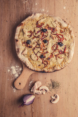 Pizza poularde