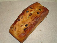 Brioche bio pur beurre aux raisins