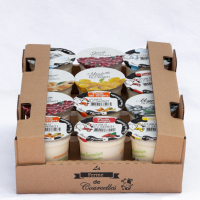A*assortiment de yaourts