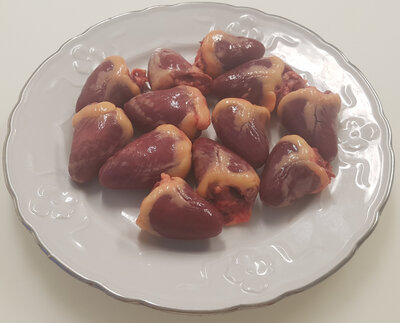 Coeurs de canard gras