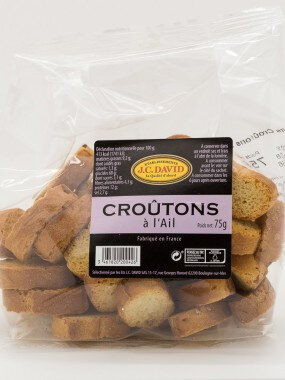 Petits croutons a l'ail