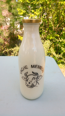 Bouteille de lait entier
