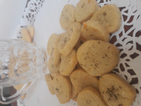 Sablés au chévre et romarin