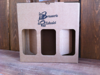 Coffret vide 3 bouteilles à compose