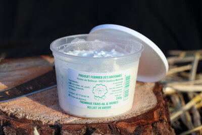 Fromage frais de brebis ail & herbes