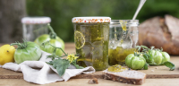 Confiture de tomates verte
