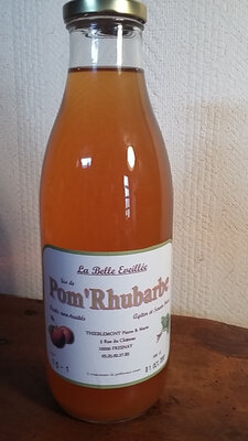 Jus pom'rhubarbe