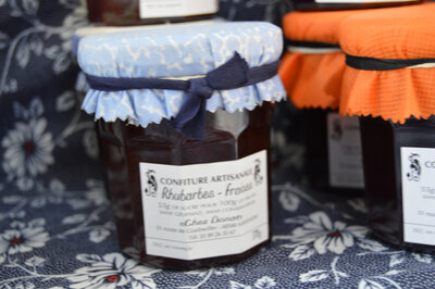 Confiture rhubarbe - fraise