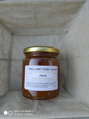 Confiture de pêche