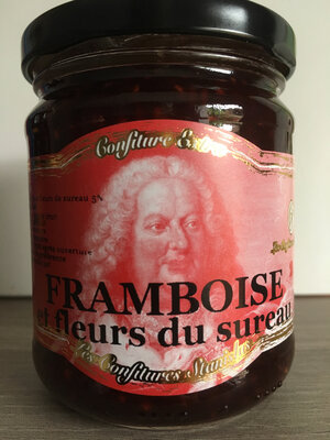 Confiture de framboise et fleurs du 