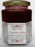 Gelée extra framboises et safran